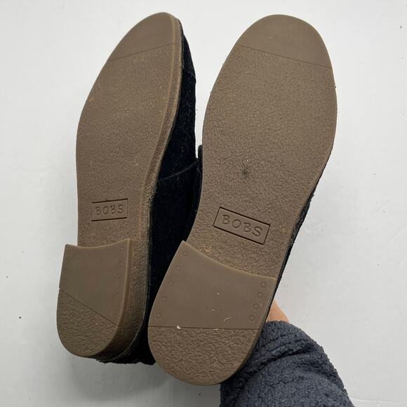 Bobs From Skechers Women's Black Memory Foam Suede Chukka Boots Size 8 - Picture 6 of 7